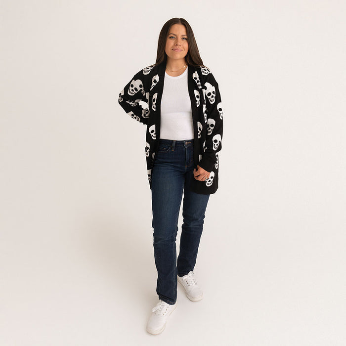 Classic Skelly Women's Jacquard Cardigan