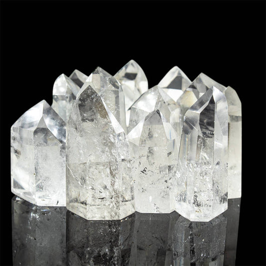 Clear Quartz Polished Points Grade A Per piece