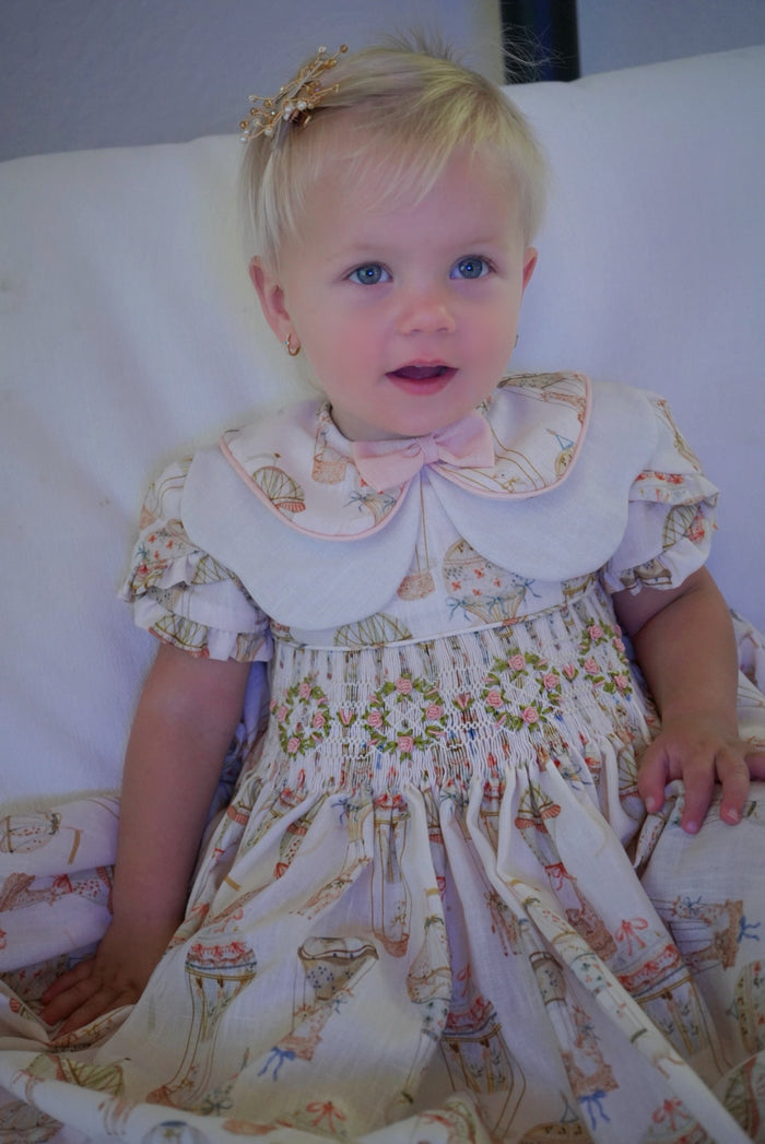 Clementina Hot Air Balloons Animals Girl Dress