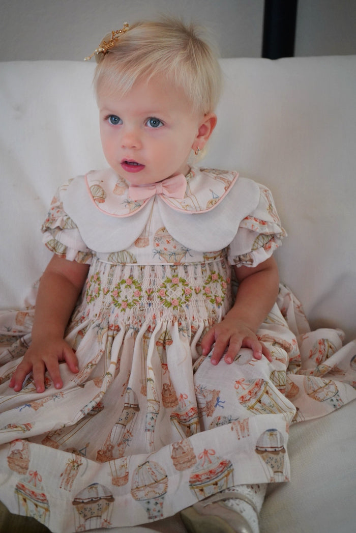 Clementina Hot Air Balloons Animals Girl Dress