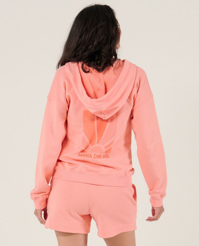 Coconut maternity and nursing hoodie - Apricot