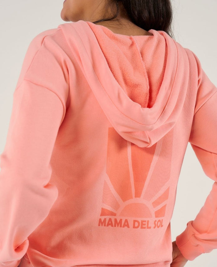 Coconut maternity and nursing hoodie - Apricot