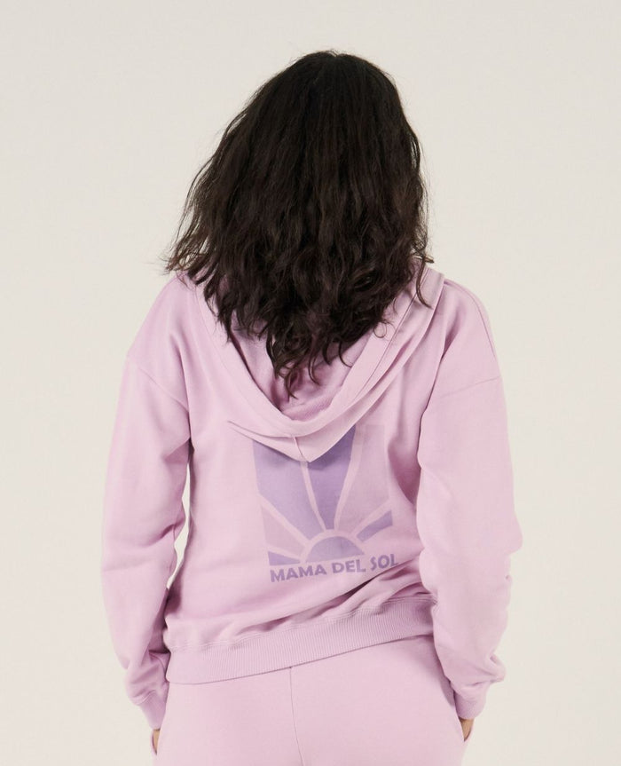 Coconut maternity and nursing hoodie - Lilac
