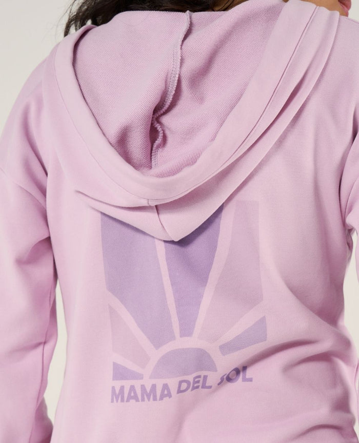 Coconut maternity and nursing hoodie - Lilac