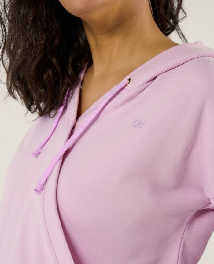 Coconut maternity and nursing hoodie - Lilac