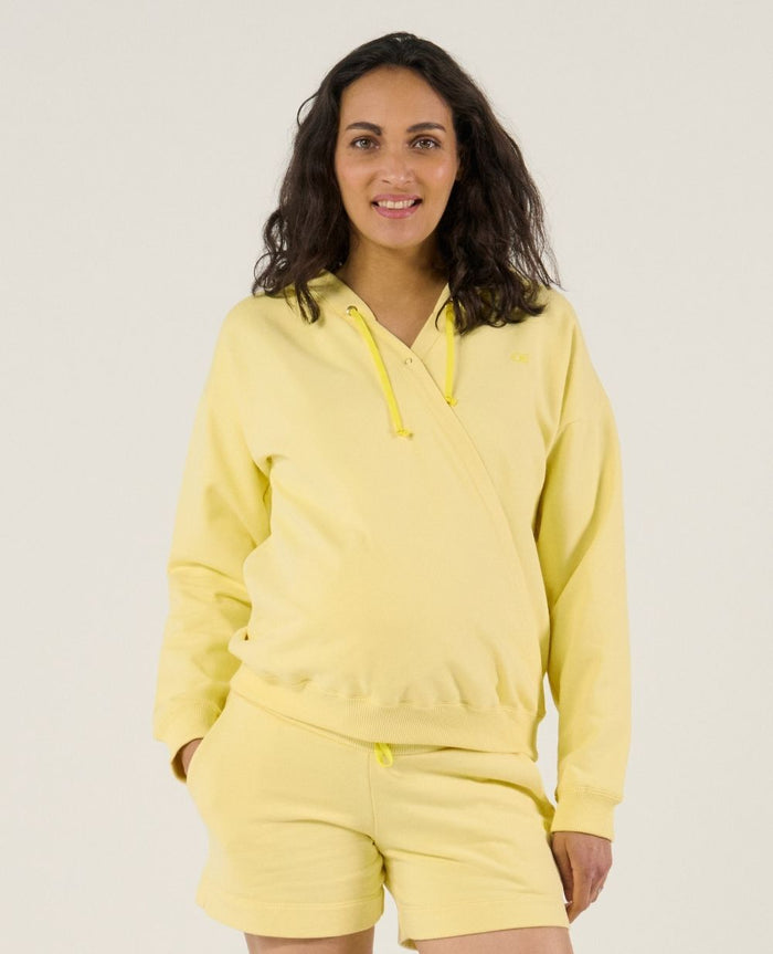 Coconut maternity and nursing hoodie - Vanilla