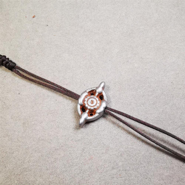 Cold Iron Vajra Amulet 1.0" - Tibetan Buddhist amulet, view 5