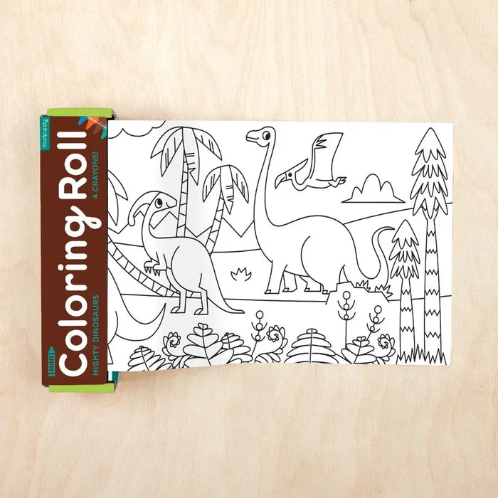 Colouring Roll - Mighty Dinosaurs