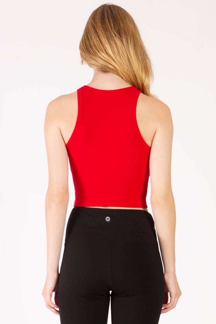 Cotton cropped tank