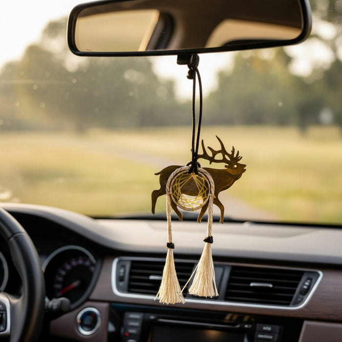 cowboy collectibles natural horse hair elk dream catcher