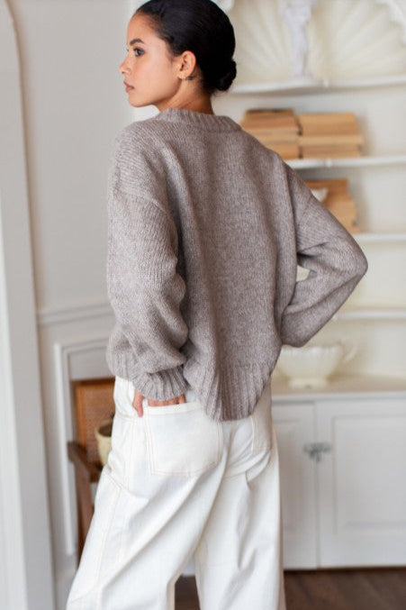 Cozy Sweater - Fog Grey Melange