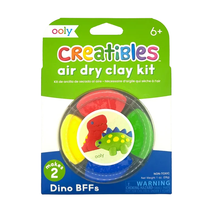 Creatibles Mini Air Dry Clay Kit - Dinosaurs BFFs