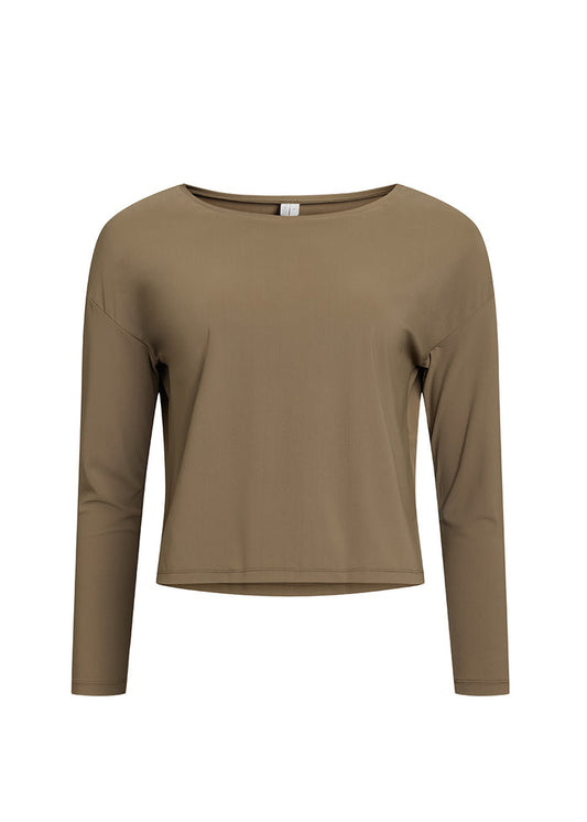 Rethinkit Cropped Tee Vigga Top 4212 deep olive