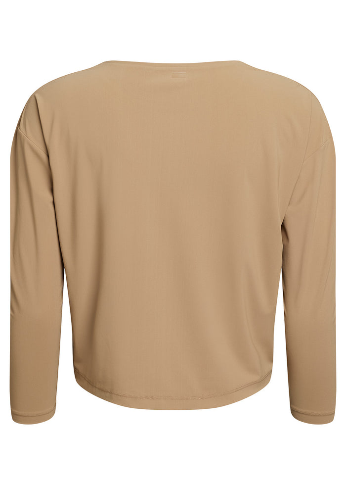 Rethinkit Cropped Tee Vigga Top 4210 golden brown
