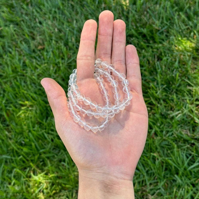 Crystal Bracelet - 8mm Clear Quartz