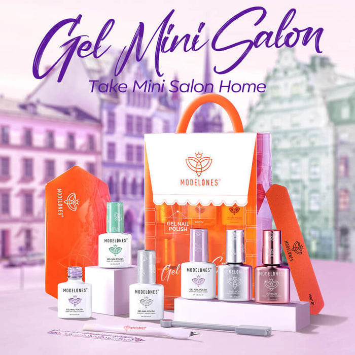 Mini Salon Gel Polish Kit Trio Gel Polish Kit MODELONES #crystal-power