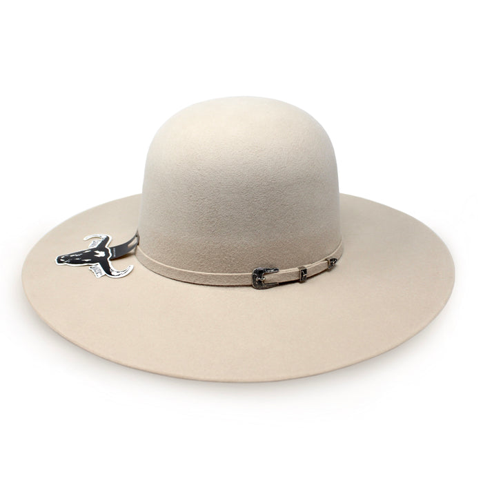 Cuernos Chuecos 6X Open Crown - Silver Belly