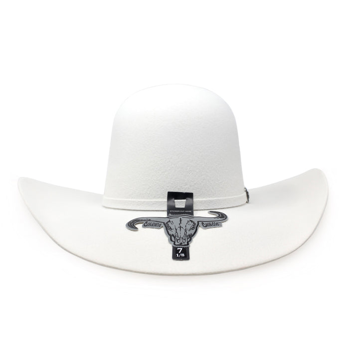 Cuernos Chuecos 6X Open Crown - White