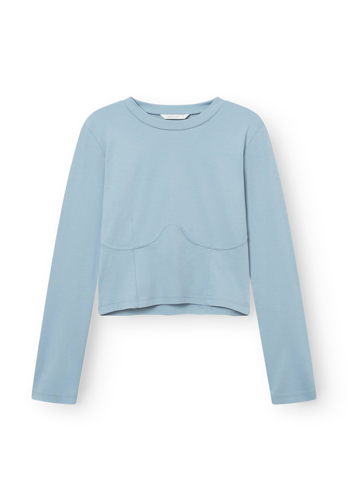 Rethinkit Curved Tee Nice Tee 1208 frozen blue