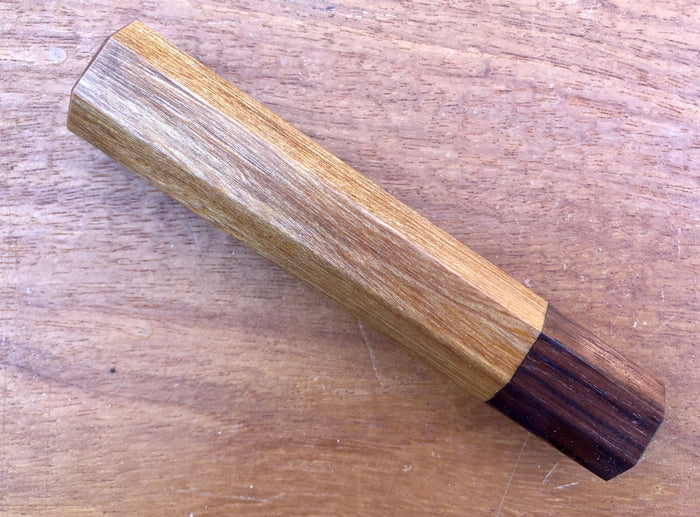 Custom Japanese Knife handle (wa handle) for 165-210 -  Sinker cypress and Honduran Rosewood