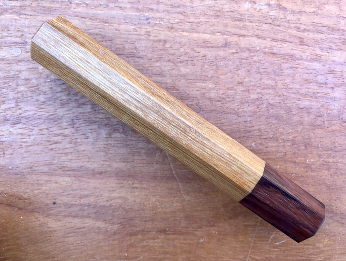 Custom Japanese Knife handle (wa handle) for 165-210 -  Sinker cypress and Honduran Rosewood