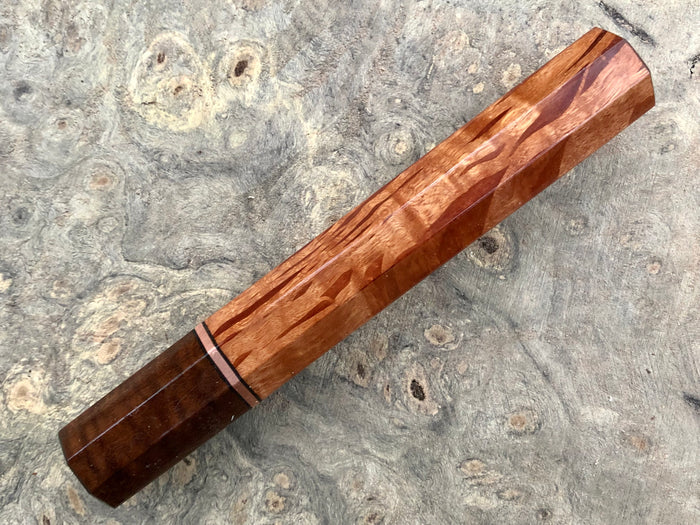 Custom Japanese Knife handle (wa handle) for 165-210mm : Australian buloke and ringed gidgee