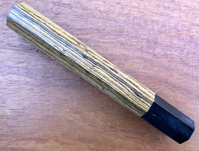Custom Japanese Knife handle (wa handle)  for 240mm - Bocote and horn