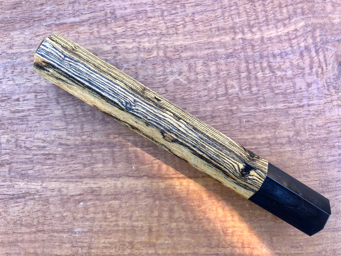Custom Japanese Knife handle (wa handle)  for 240mm - Bocote and horn