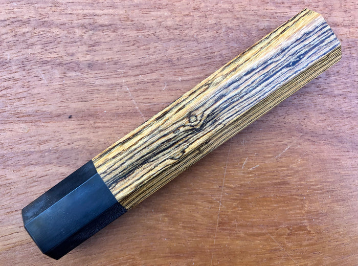 Custom Japanese Knife handle (wa handle)  for 240mm - Bocote and horn