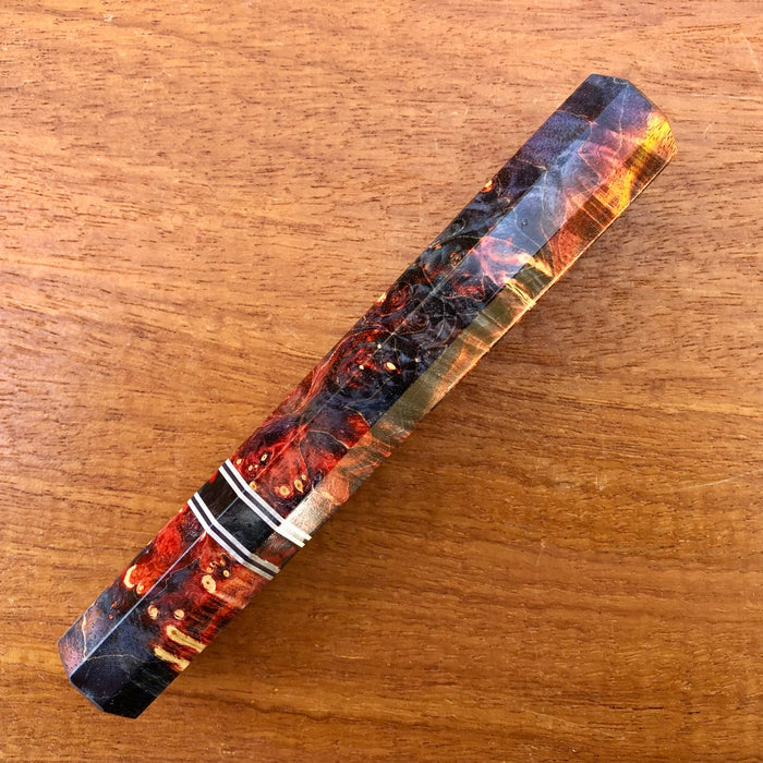 Custom Japanese Knife handle (wa handle)  for 240mm - Cosmic Box Elder