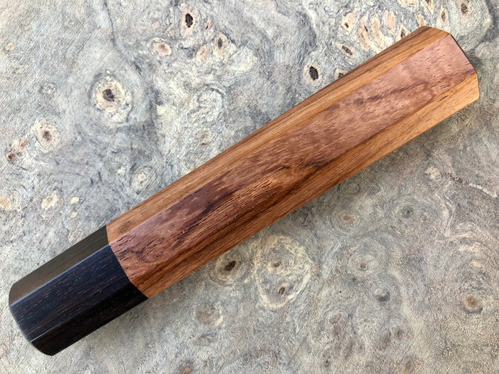 Custom Japanese Knife handle (wa handle)  for 240mm - Yucatan Rosewood