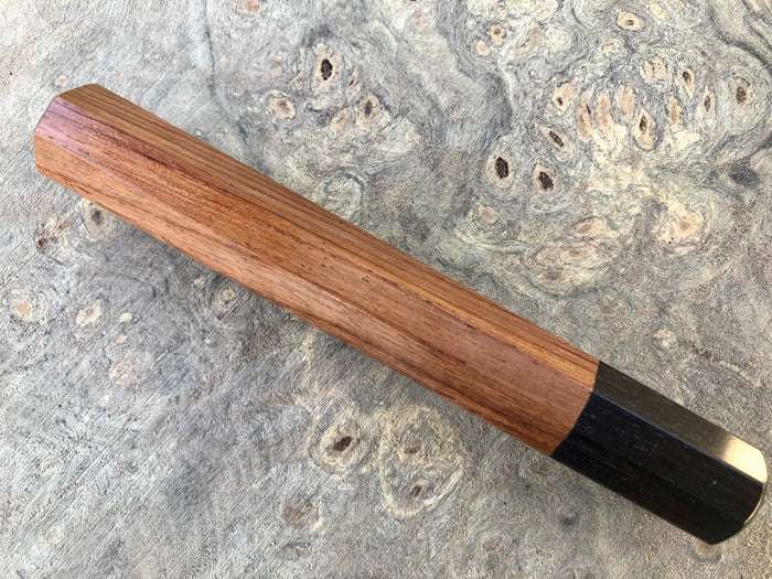 Custom Japanese Knife handle (wa handle)  for 240mm - Yucatan Rosewood