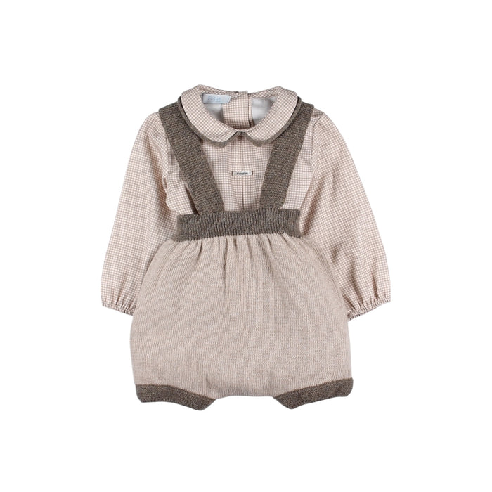 Deer Taupe Beige Boy 2-pc Set