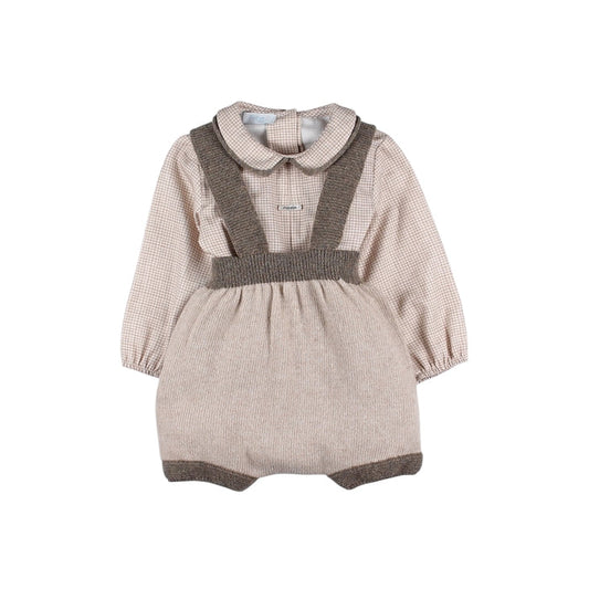 Deer Taupe Beige Boy 2-pc Set