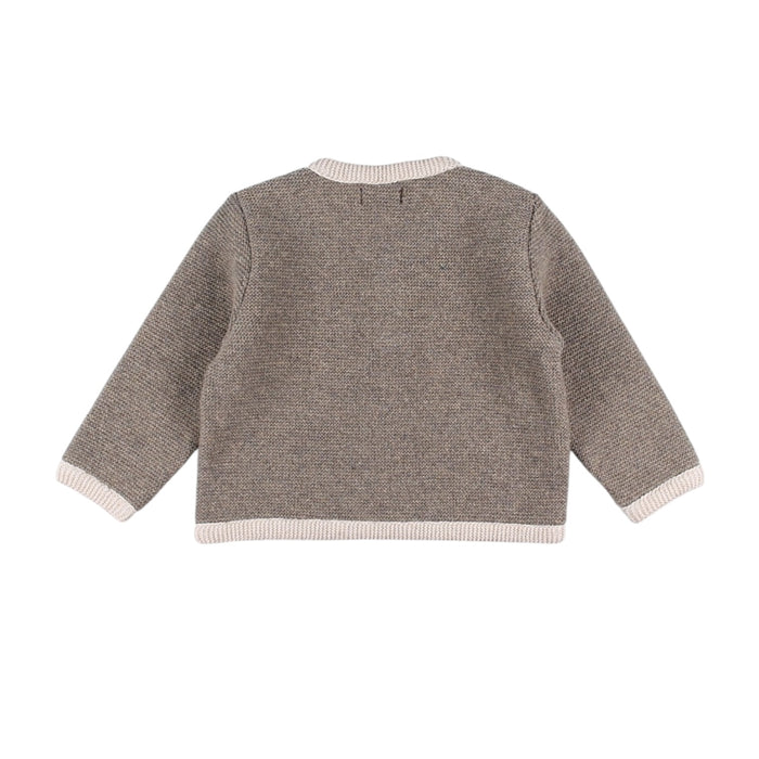 Deer Taupe Beige Cardigan