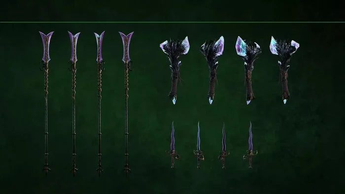 Diablo 4 Vessel of Hatred - Trolli 3 Weapon Pack | 3 Weapon Transmogs