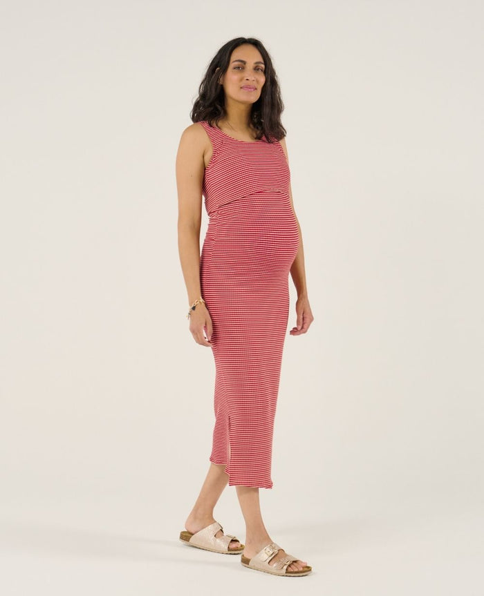 Dinard beachwear dress - Red