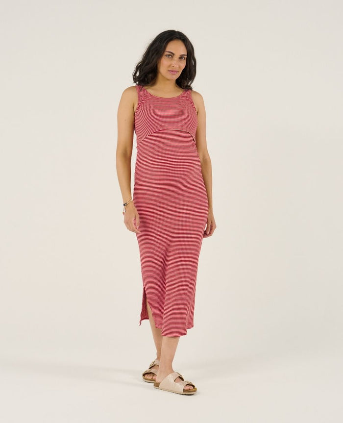 Dinard beachwear dress - Red