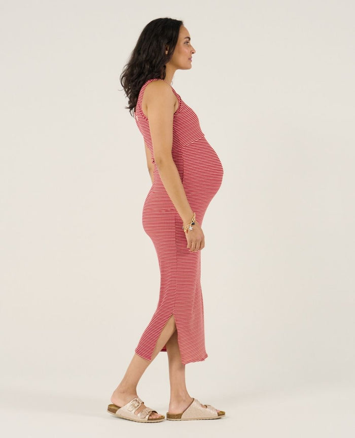 Dinard beachwear dress - Red