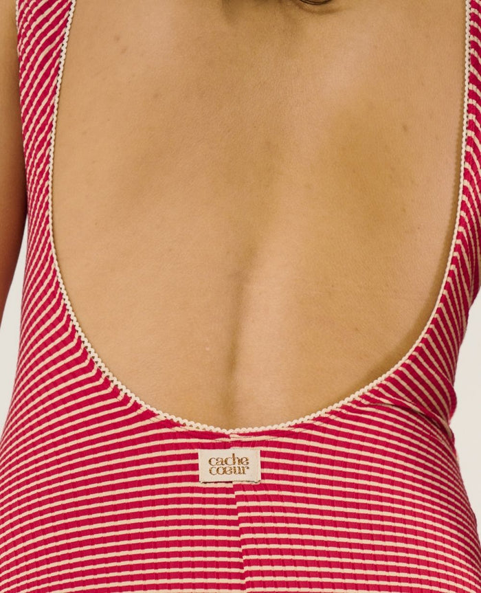 Dinard maternity padded swimsuit - Red