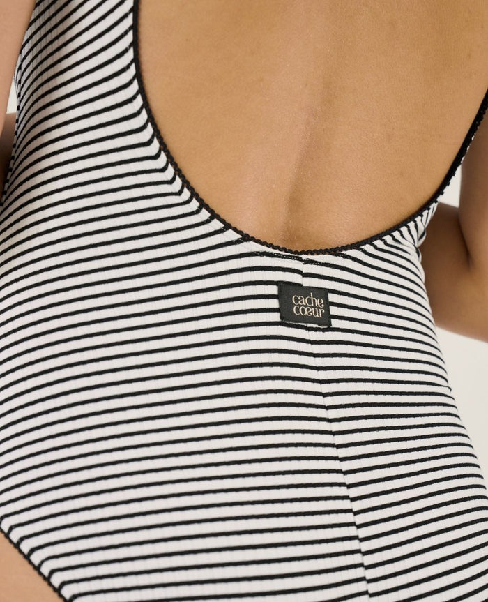 Dinard maternity padded swimsuit - White