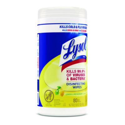 DISINFECTING WIPES LEMON SCENT 6x80/CS