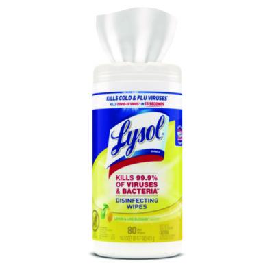 DISINFECTING WIPES LEMON SCENT 6x80/CS