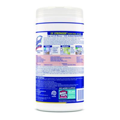 DISINFECTING WIPES LEMON SCENT 6x80/CS
