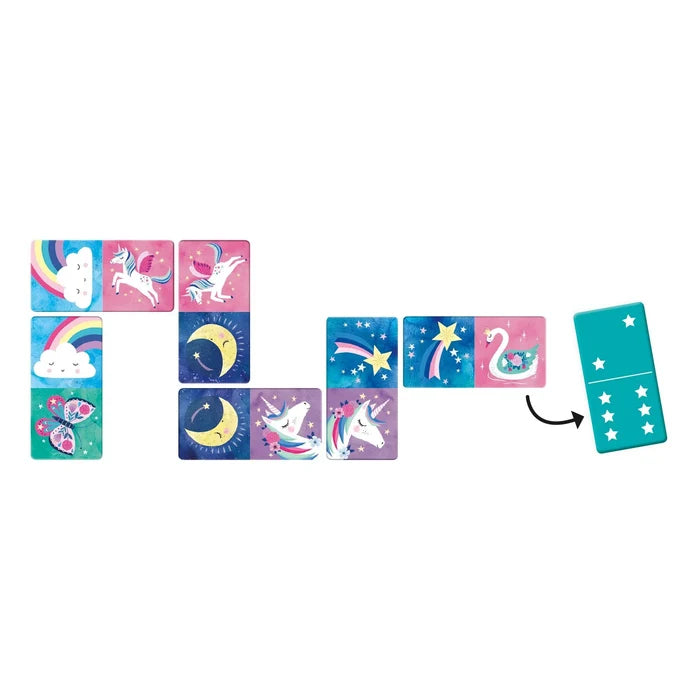 Dominoes Set 28 Piece - Unicorn