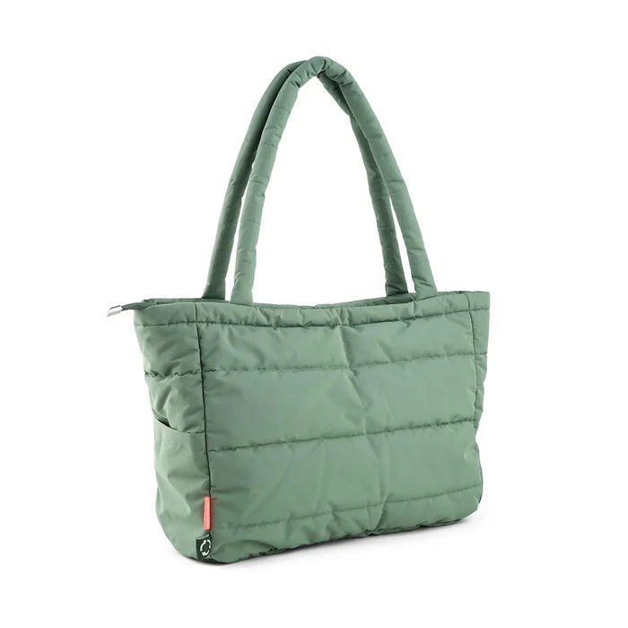 Done by Deer Quilted Changing Tote Green