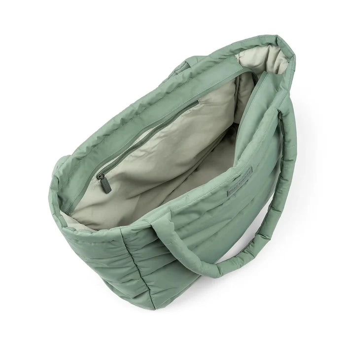 Done by Deer Quilted Changing Tote Green