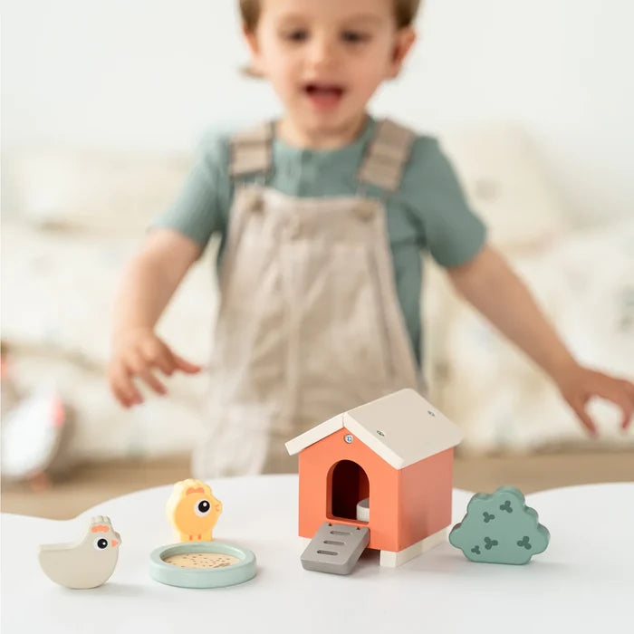Done by Deer Tiny Farm Play Set Clucky
