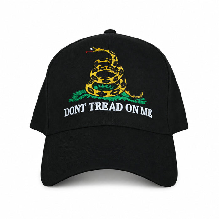 dont tread on me bibbed hat black