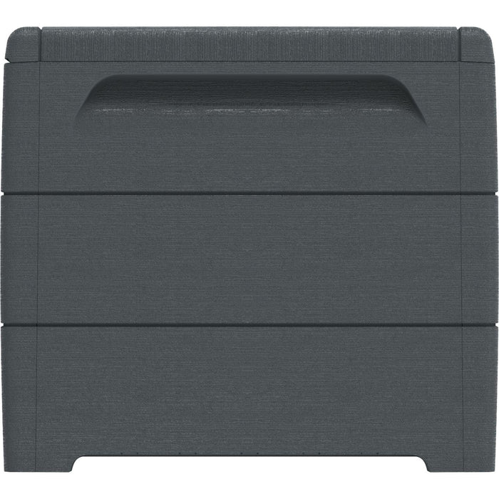 Duramax Deck Boxes DuraMax | Deck Box Cedar Grain 110 Gallon Gray 86603